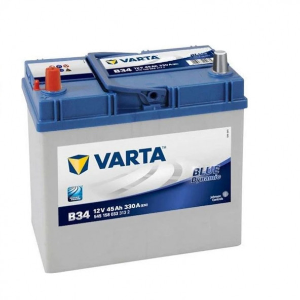 Varta 12V 45 AH (Amper) Dar Uzun Akü