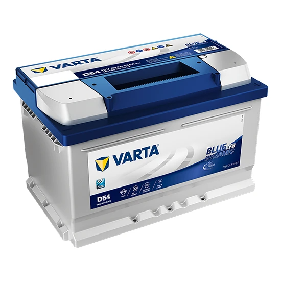 Varta D54 12V 65 AH Amper 650A EFB Start-Stop Blue Dynamic Akü